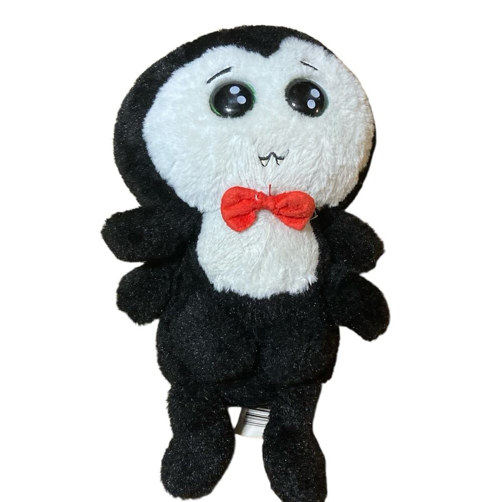 Russ Lil Peepers Plush Black Dracula 9” Halloween